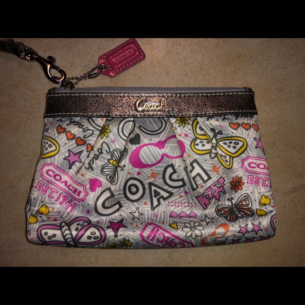 Butterfly Coach Wristlet